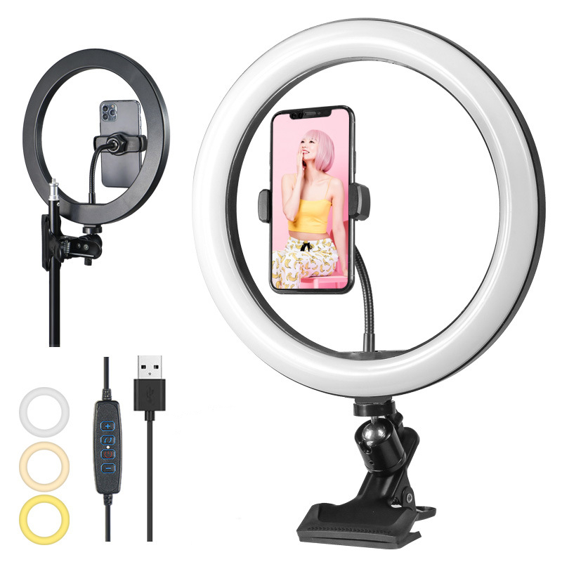 Lighting In Photography Studio - Dimmable Led Ring Light Profissional 26cm