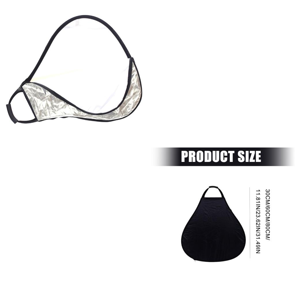 Photography Lighting Reflector - 30cm/60cm/80cm Photography Light Reflector Triangle Photography