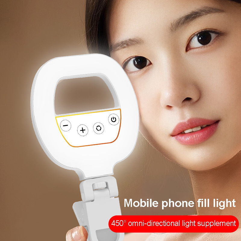 Photography Lighting Video - Rechargeable Led Light Mobile Selfie Ring