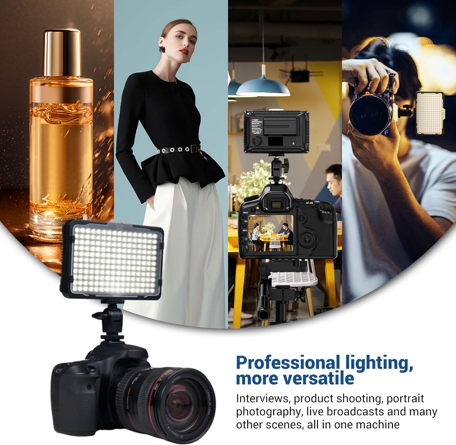 2pack 176 LED Studio Streaming - Iris Photography Led Lighting Pack ulasan dan harga