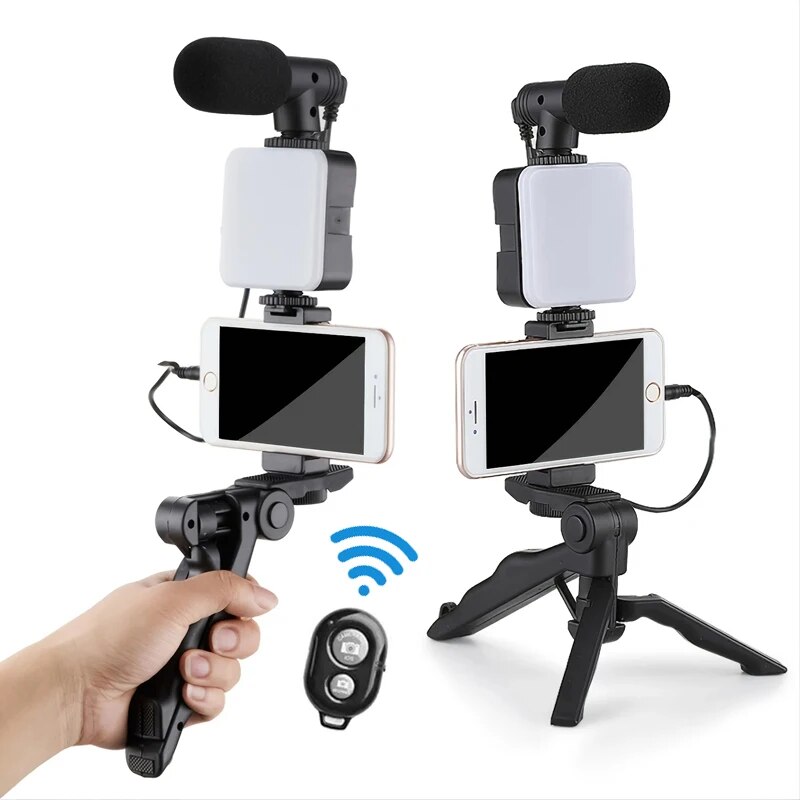 Smartphone Vlogging Kit With T - Iris Photography Led Lighting Pack ulasan dan harga