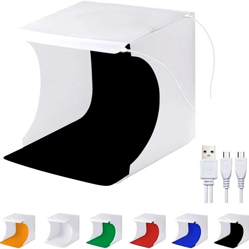 Portable Folding Photobox Phot - Photography Lighting And Backdrop Kits ulasan dan harga