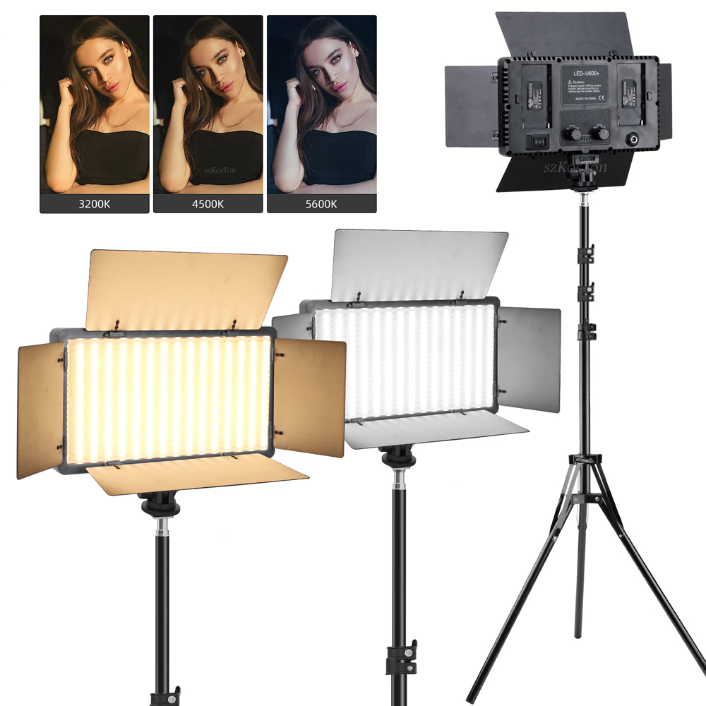 U600 LED Video Light Studio Li - Iris Photography Led Lighting Pack ulasan dan harga