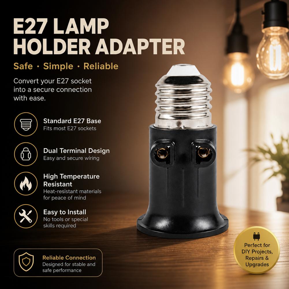 E27 to EU Plug Adapter Light S - Lighting In Photography Studio ulasan dan harga