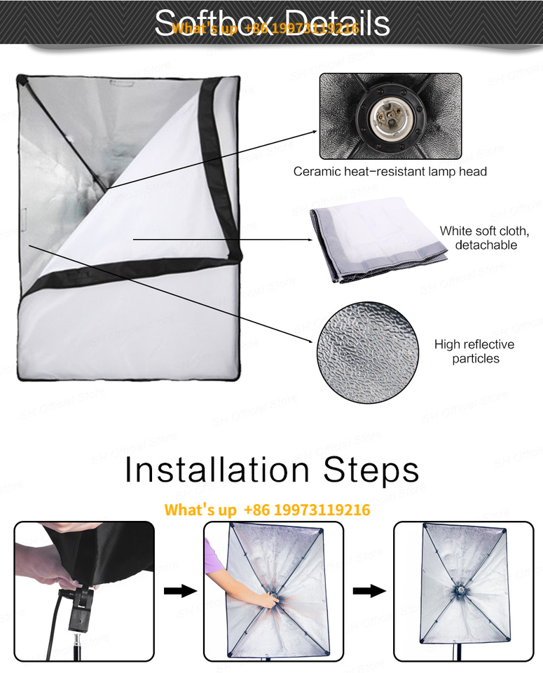 2026 Aluminum Alloy Nylon Mate - Photography Lighting Material ulasan dan harga