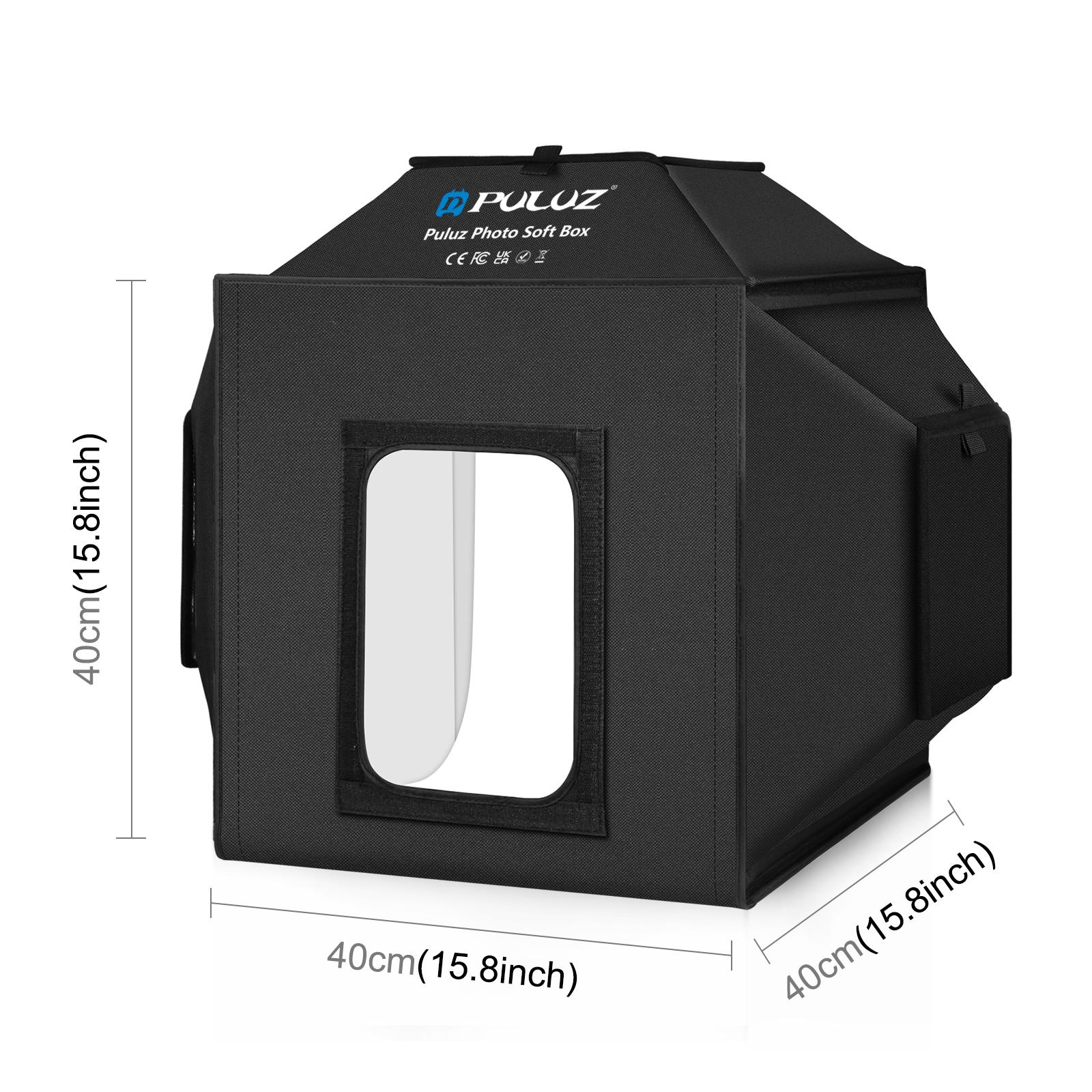 PULUZ 40cm Folding 72W 5500K S - Photography Lighting And Backdrop Kits ulasan dan harga