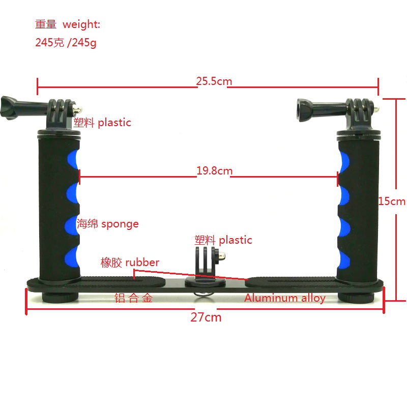 New Lamp Diving Waterproof LED - Iris Photography Led Lighting Pack ulasan dan harga