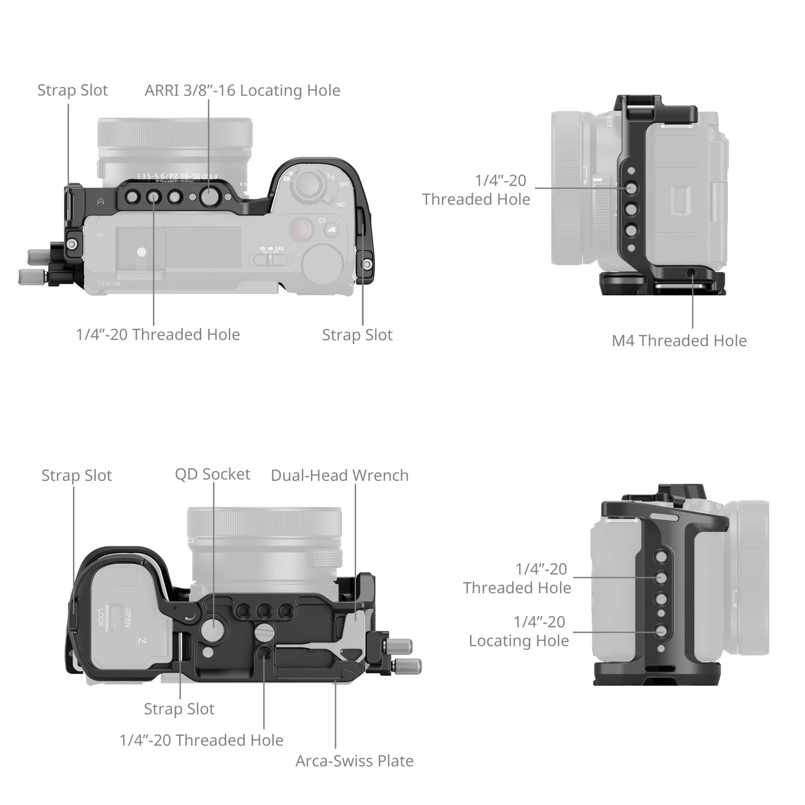 Smallrig HawkLock Quick Releas - Sony Camera Zv-E10 ulasan dan harga