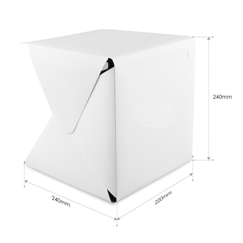 Portable Mini Photo Studio Box - Photography Lighting And Backdrop Kits ulasan dan harga