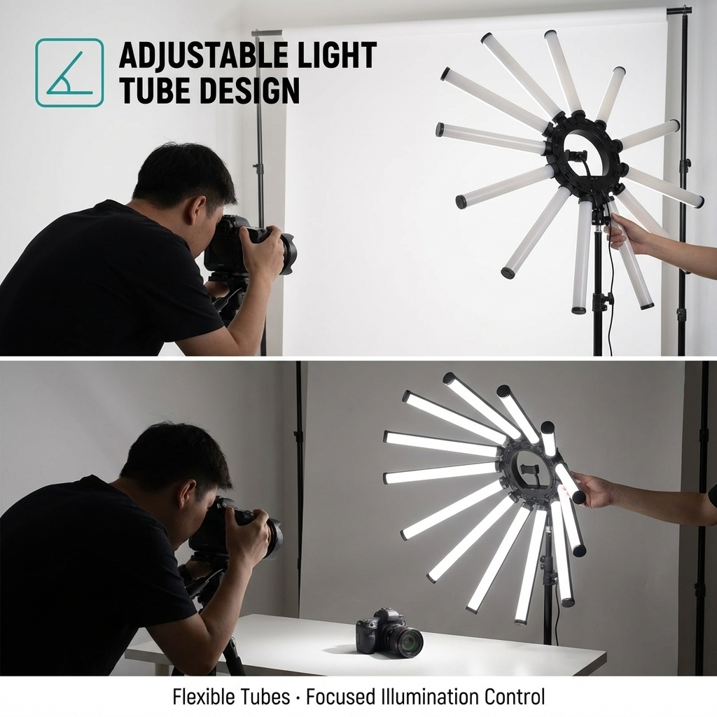 12 Arms Multi Tube Photography - Lighting In Photography Studio ulasan dan harga