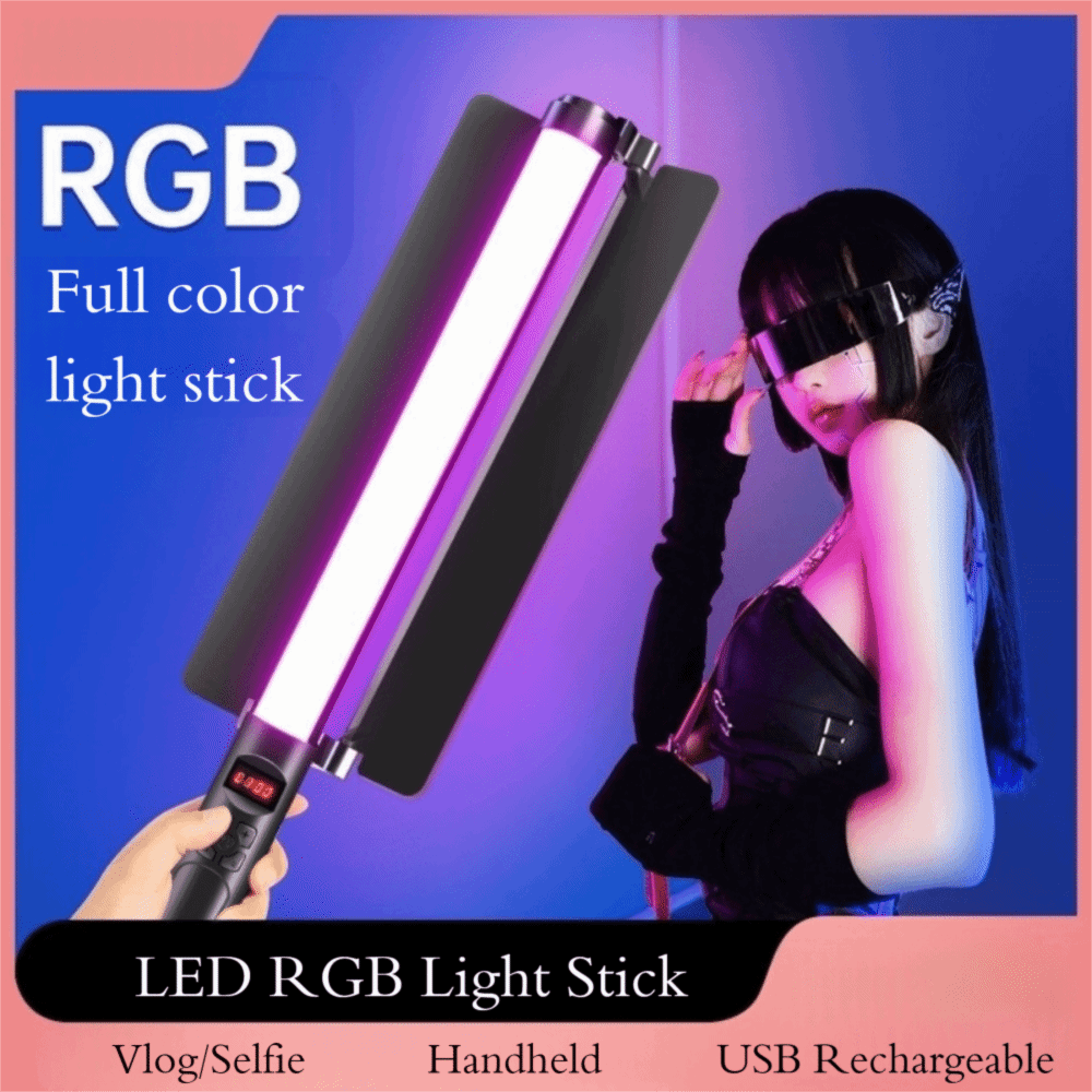 Handheld LED RGB Light Stick C - Lighting In Photography Studio ulasan dan harga