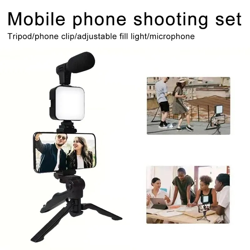 Smartphone Vlogging Kit With T - Iris Photography Led Lighting Pack ulasan dan harga