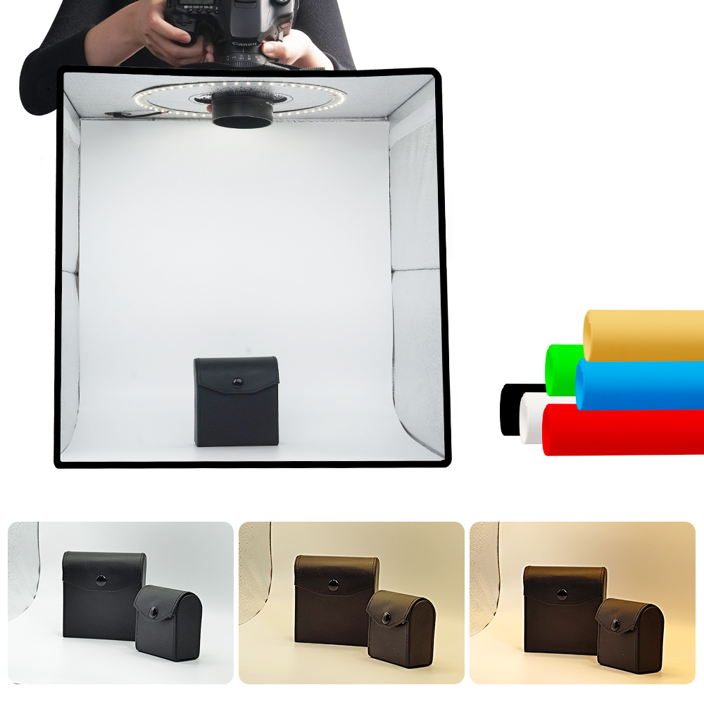 Lightdow Dimmable Photo Box LE - Photography Lighting And Backdrop Kits ulasan dan harga