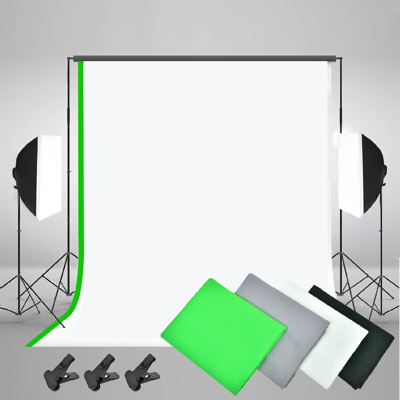 Gold Seller Full Set Photograp - Photography Lighting And Backdrop Kits ulasan dan harga