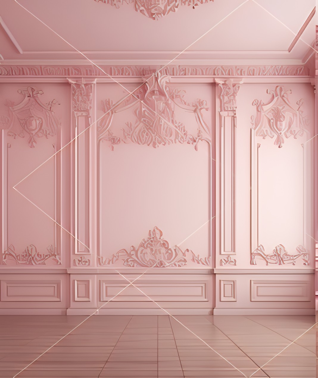 Pink Maternity Paneled Room Co - Photography Lighting Composition ulasan dan harga