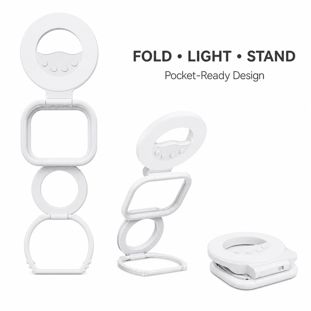 Foldable Magnetic Phone Fill L - Photography Lighting Video ulasan dan harga