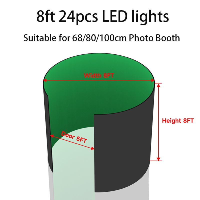 360 Photo Booth Enclosure Free - Photography Lighting And Backdrop Kits ulasan dan harga