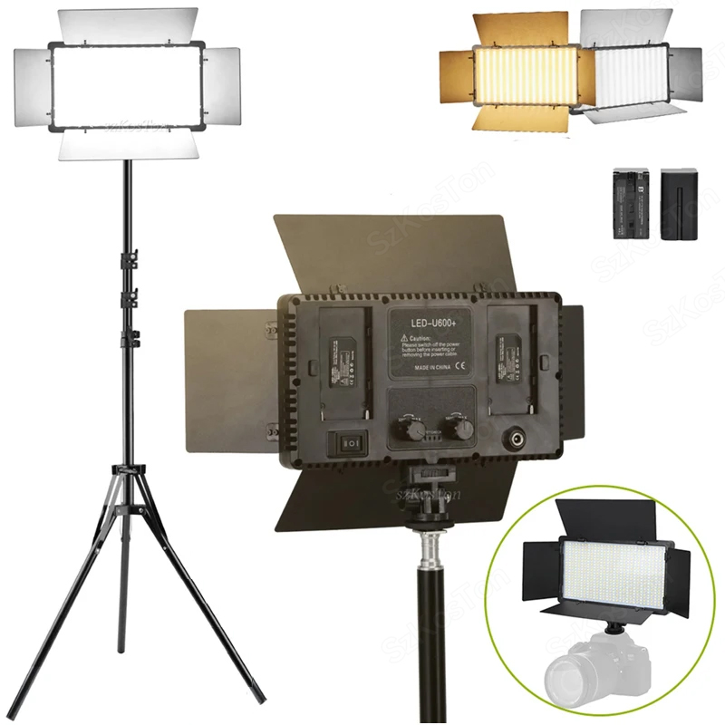 U800 U600 LED Photo Studio Vid - Iris Photography Led Lighting Pack ulasan dan harga