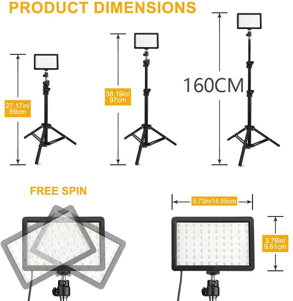 Led Video Light Camera Photogr - Iris Photography Led Lighting Pack ulasan dan harga